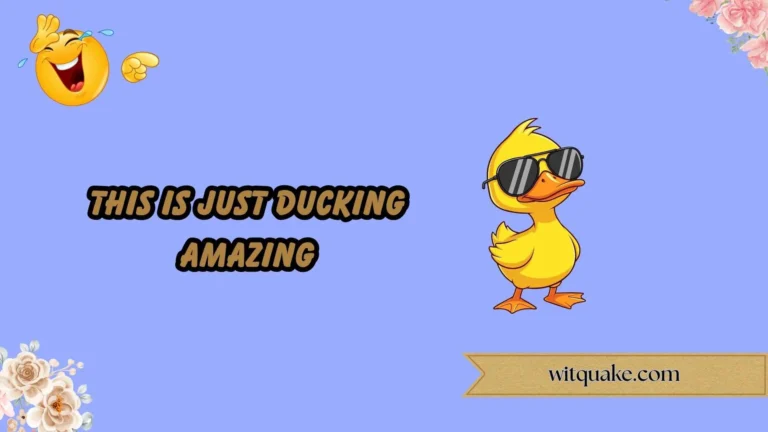 Funny Duck Puns