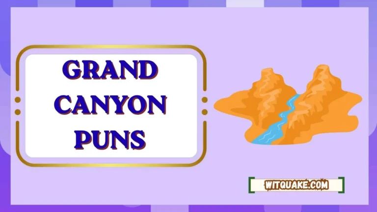 Grand Canyon Puns
